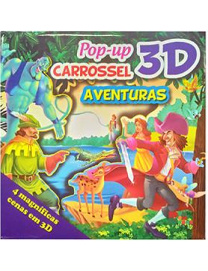 Pop Up Carrossel 3D – Aventuras