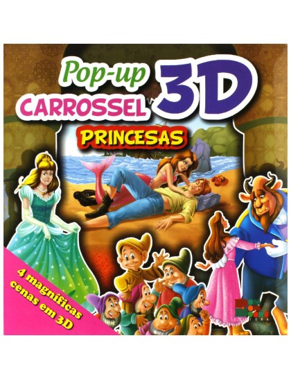 Pop Up Carrossel 3D – Princesas